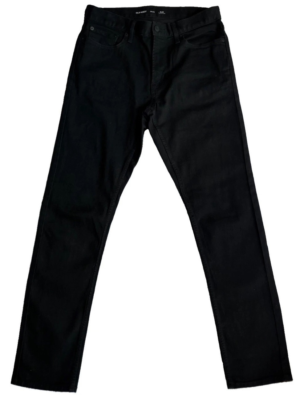 Old Navy 31x32 Men's Black Slim Straight Jeans Built In Flex Stretch